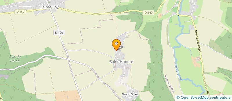 localisation de l'entreprise MATEC SPORT à SAINT-HONORE