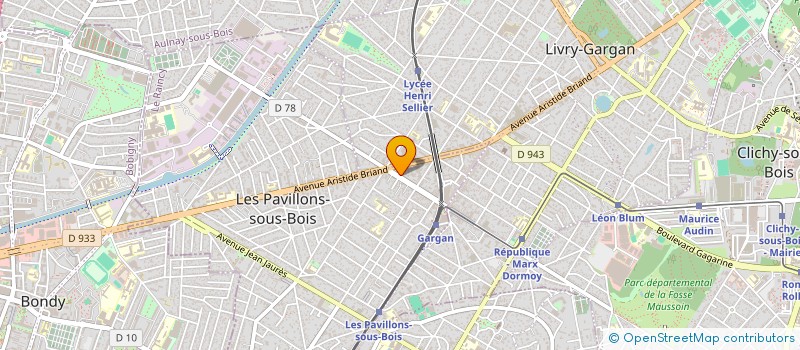 localisation de l'entreprise MATECH PRO  LES PAVILLONS-SOUS-BOIS