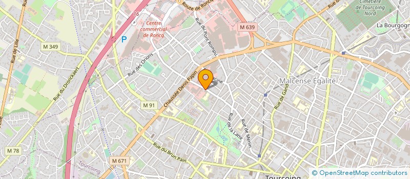 localisation de l'entreprise MATECO à TOURCOING