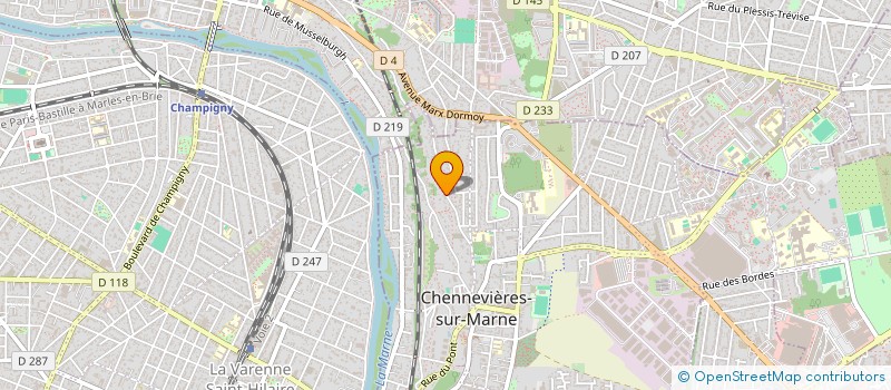 localisation de l'entreprise MATEDIA  CHENNEVIERES-SUR-MARNE