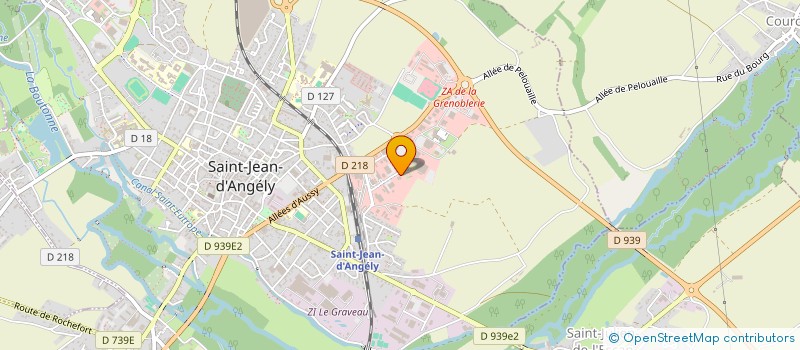 localisation de l'entreprise MATEEV à SAINT-JEAN-D'ANGELY