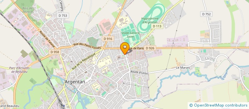 localisation de l'entreprise MATEI BELDIMAN à ARGENTAN