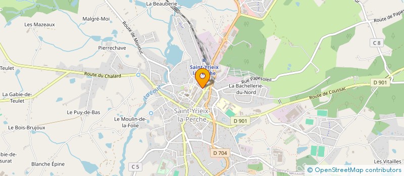 localisation de l'entreprise MATEI SAP à ST YRIEIX LA PERCHE