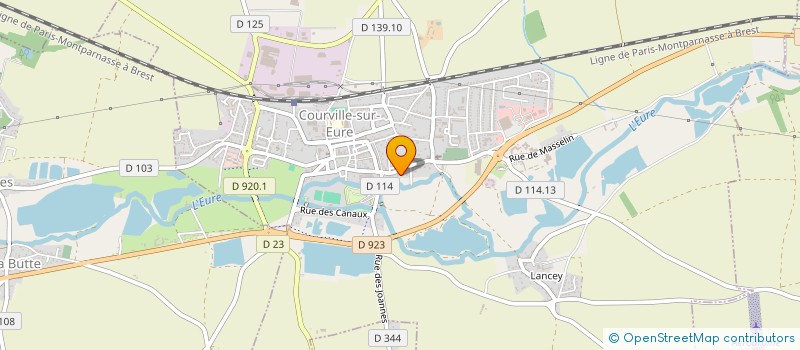 localisation de l'entreprise MATEIS 2 à COURVILLE-SUR-EURE