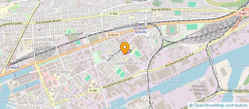 localisation de l'entreprise MATEL MATERIEL ELECTRIQUE à LE HAVRE