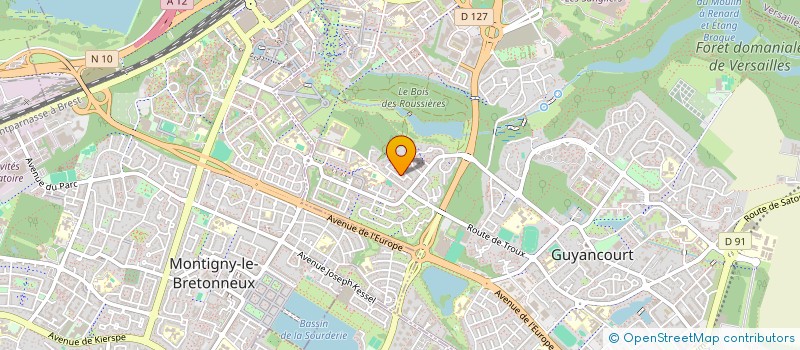 localisation de l'entreprise MATELAD  GUYANCOURT