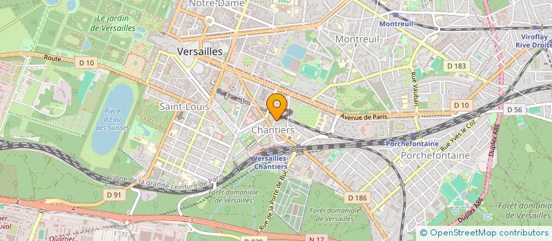 localisation de l'entreprise MATELAS MENACE à VERSAILLES