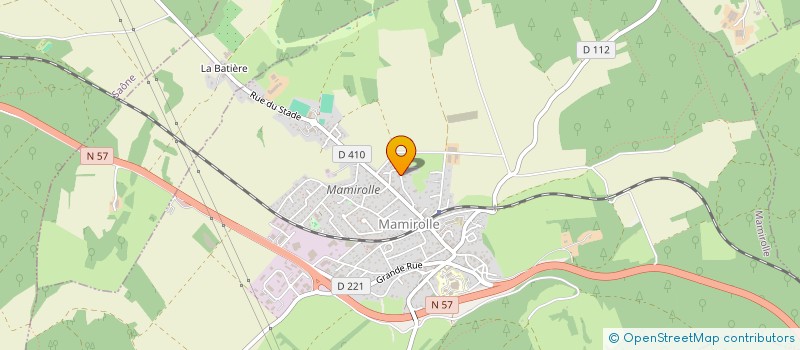 localisation de l'entreprise MATELEC 25 à MAMIROLLE