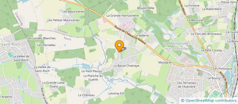 localisation de l'entreprise MATELEC à NOTRE DAME D'OE