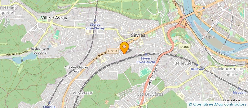 localisation de l'entreprise MATELEC à SEVRES