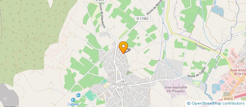 localisation de l'entreprise MATELI  POUSSAN