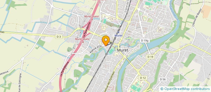 localisation de l'entreprise MATELIE  MURET