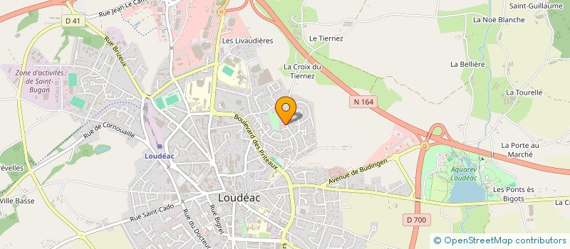 localisation de l'entreprise MATELINO  LOUDEAC