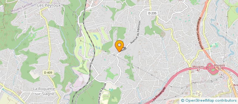 localisation de l'entreprise MATELLIS à MOUGINS