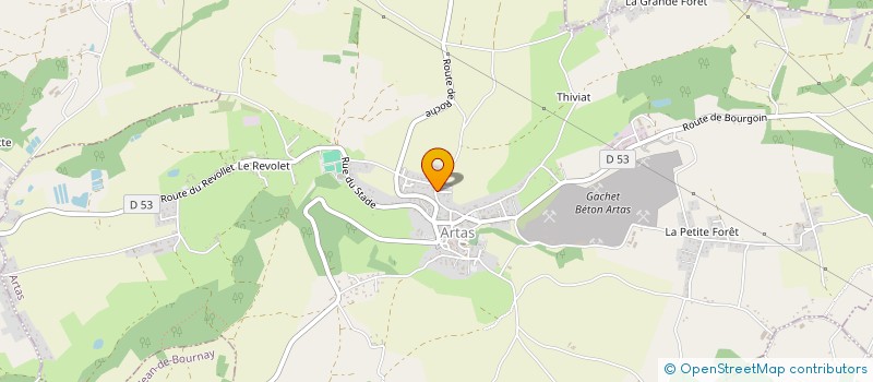 localisation de l'entreprise MATELO  ARTAS