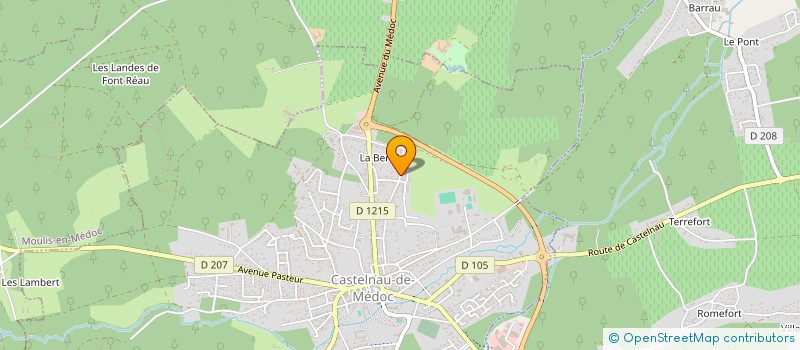 localisation de l'entreprise MATELOUSE  CASTELNAU-DE-MEDOC