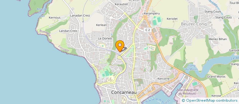 localisation de l'entreprise MATELU  CONCARNEAU