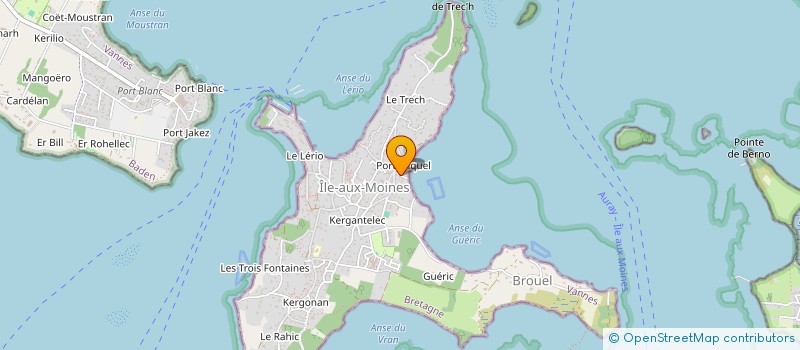 localisation de l'entreprise MATELVA  ILE-AUX-MOINES