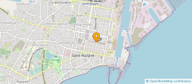 localisation de l'entreprise MATELY à SAINT-NAZAIRE