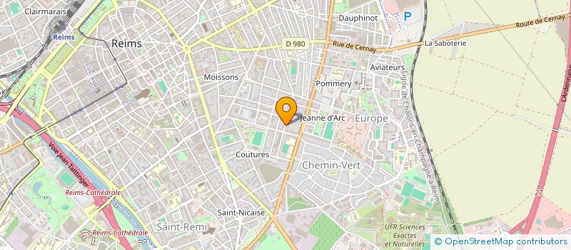 localisation de l'entreprise MATELY  REIMS