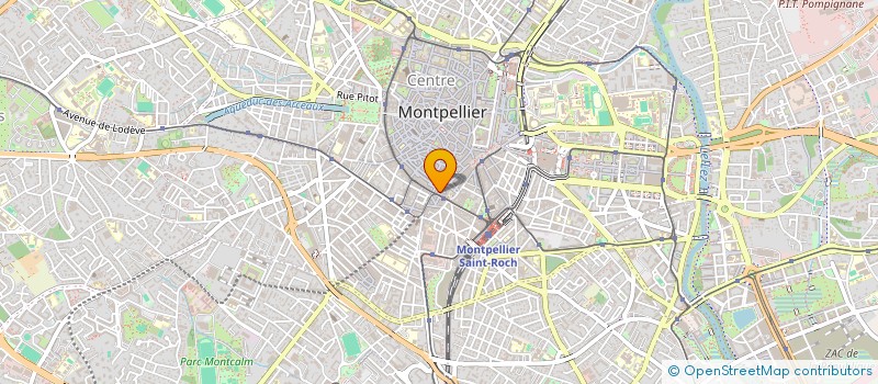 localisation de l'entreprise MATEM CHAUSSURES à MONTPELLIER