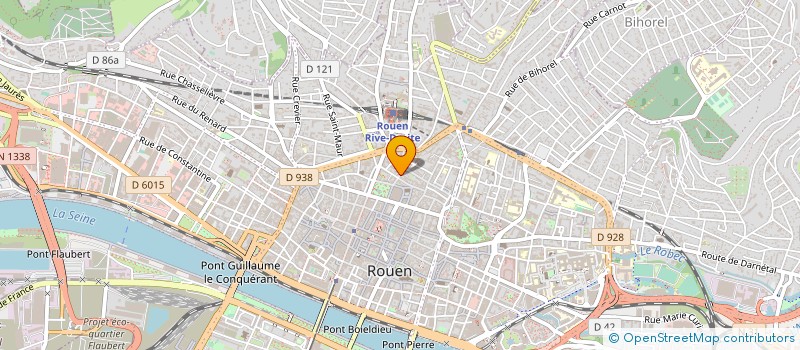 localisation de l'entreprise MATEM SOC MATERIEL ELECTROMEC à ROUEN