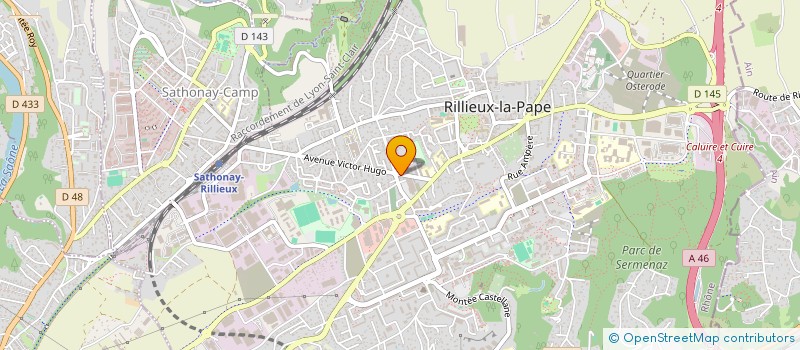 localisation de l'entreprise MATEMATIC à RILLIEUX-LA-PAPE
