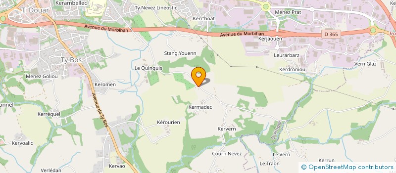 localisation de l'entreprise MATEMI HABITAT à QUIMPER