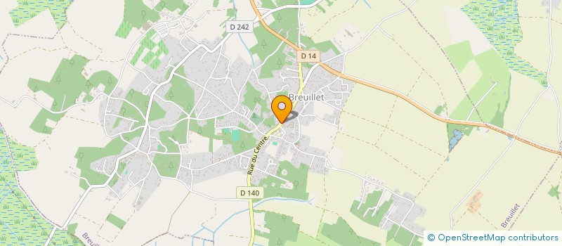 localisation de l'entreprise MATENAT  BREUILLET