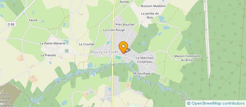 localisation de l'entreprise MATENERGIE CENTRE à BOUZY-LA-FORET