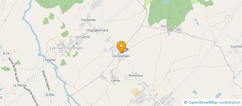 localisation de l'entreprise MATENOR à FOUGEROLLES