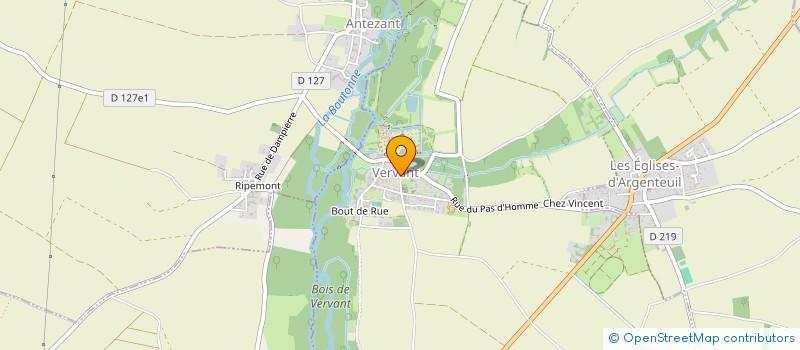 localisation de l'entreprise MATENZO à VERVANT