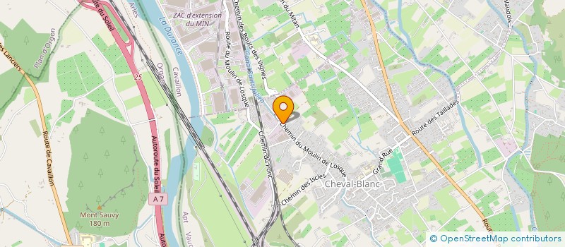 localisation de l'entreprise MATEO  CHEVAL-BLANC