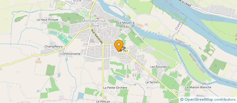 localisation de l'entreprise MATEO  MAUGES-SUR-LOIRE