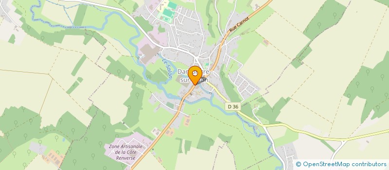 localisation de l'entreprise MATEO  DAMPIERRE-SUR-SALON