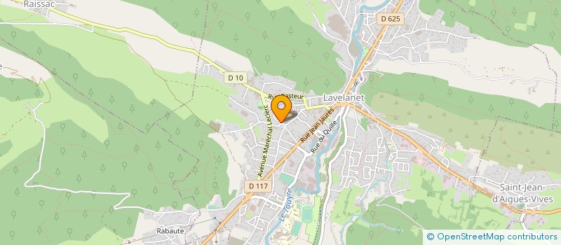 localisation de l'entreprise MATEO ET FILS à LAVELANET