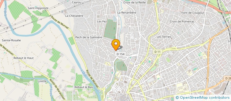 localisation de l'entreprise MATEO PLA à BEZIERS