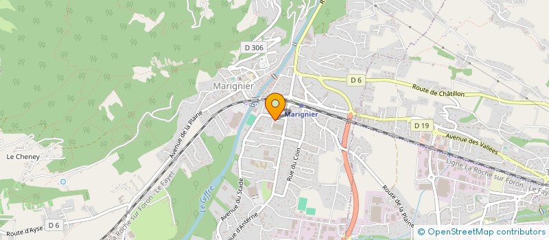 localisation de l'entreprise MATEORIE  MARIGNIER