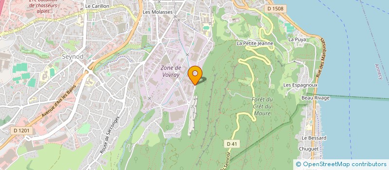 localisation de l'entreprise MATEPRO à ANNECY