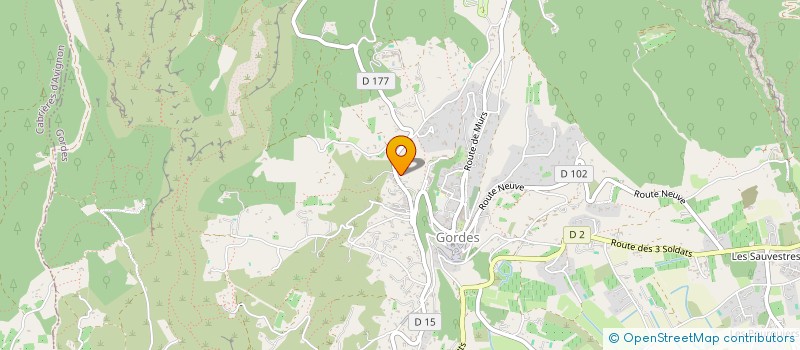 localisation de l'entreprise MATER  GORDES