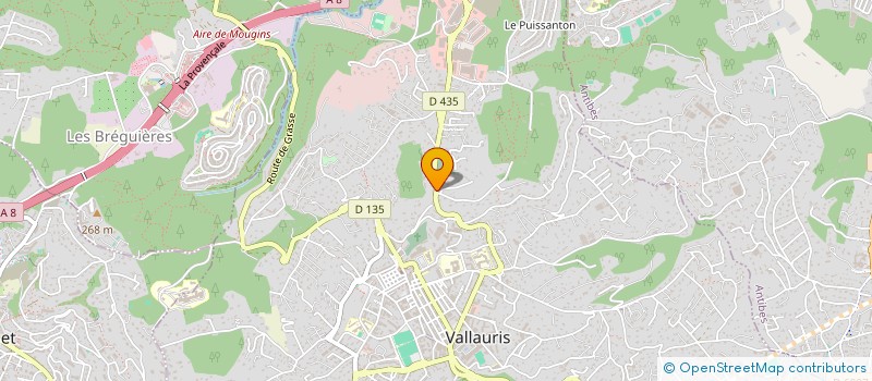 localisation de l'entreprise MATER à VALLAURIS