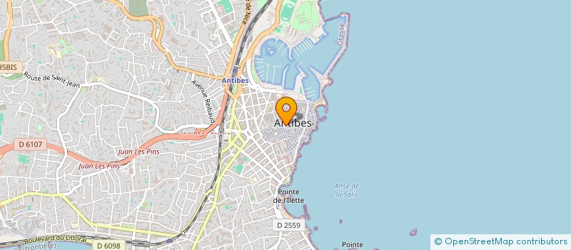 localisation de l'entreprise MATER à ANTIBES