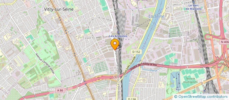 localisation de l'entreprise MATER ACCES POUR TUBES ETIRES ET CINTRES à VITRY-SUR-SEINE