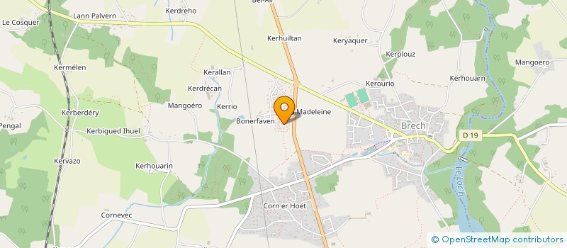 localisation de l'entreprise MATER ANIMA RECORDS à BRECH