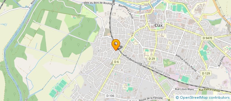 localisation de l'entreprise MATER ET FILIA à DAX