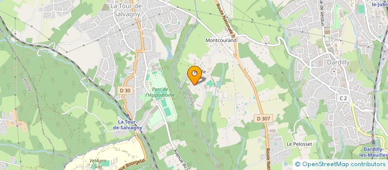 localisation de l'entreprise MATER INSTR CHIRUR OSTEOS VETE à DARDILLY