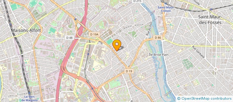 localisation de l'entreprise MATER NOSTER à CRETEIL