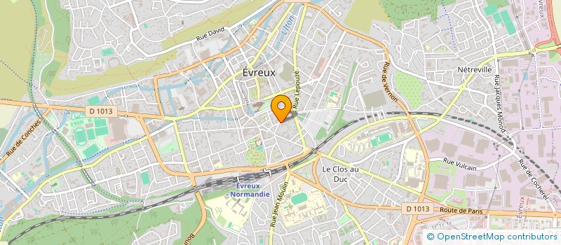 localisation de l'entreprise MATER RESTAUR COLLEC PROFESS ETS LEBEGUE à EVREUX
