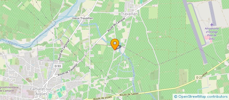 localisation de l'entreprise MATERA  CAMARET-SUR-AIGUES