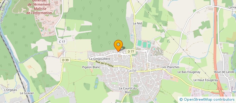 localisation de l'entreprise MATERA  LAILLE